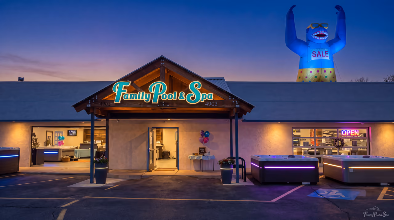 Family Pool & Spa LLC showroom, Boise